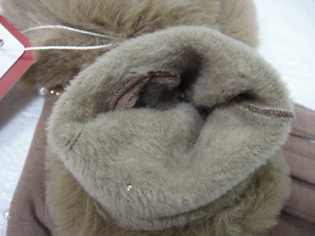   перчатки жен.под замшу 