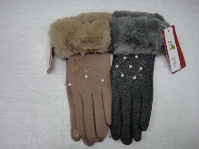   перчатки жен.под замшу 
