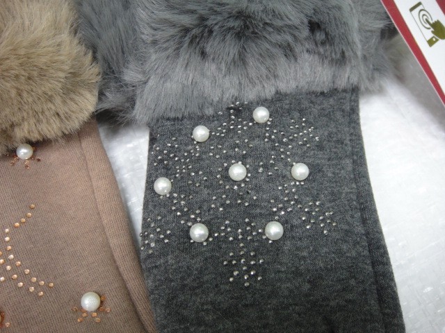   перчатки жен.под замшу 