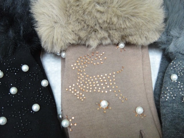   перчатки жен.под замшу 