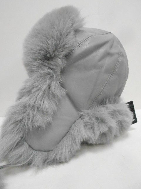  Кожа+песец ушанка 