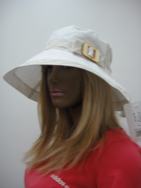  Шляпа лён 2-х цвет