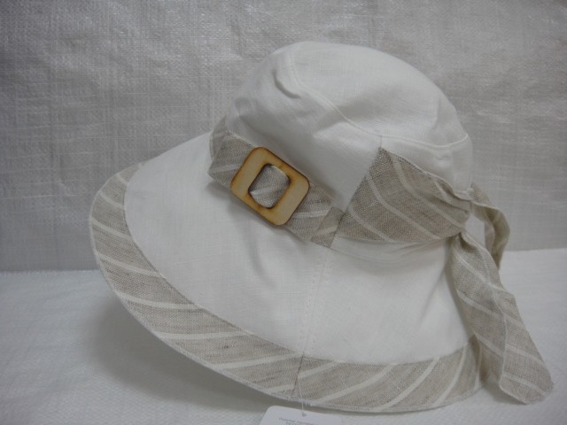  Шляпа лён 2-х цвет