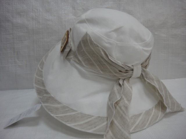  Шляпа лён 2-х цвет