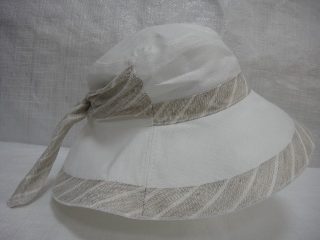  Шляпа лён 2-х цвет