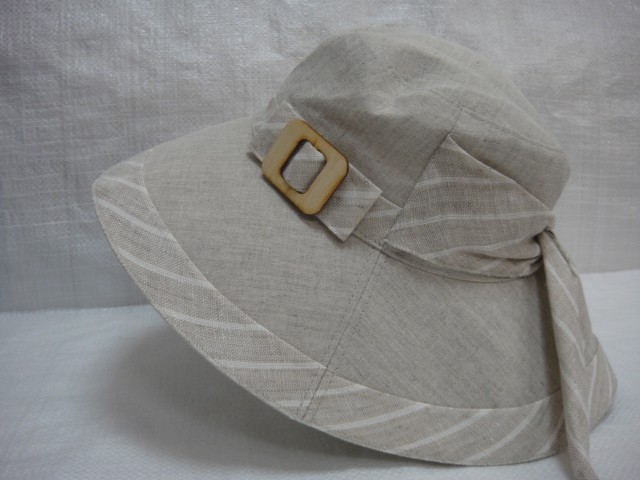  Шляпа лён 2-х цвет