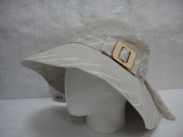  Шляпа лён 2-х цвет