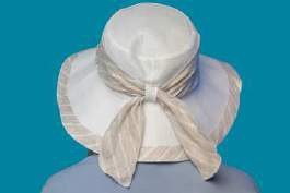  Шляпа лён 2-х цвет