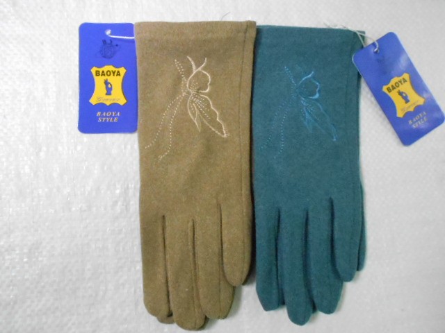   перчатки жен. шерсть+бамбук