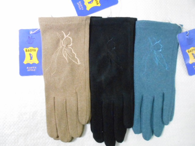   перчатки жен. шерсть+бамбук