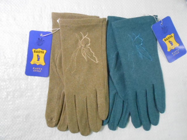   перчатки жен. шерсть+бамбук