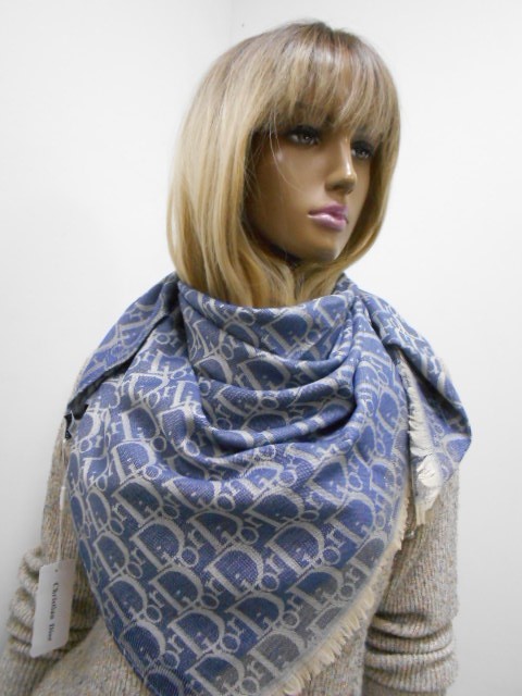  Диор платок с люрексом