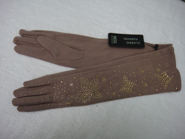  перчатки удлинённые стрейч 