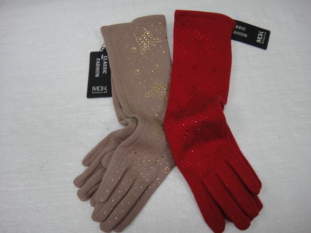  перчатки удлинённые стрейч 