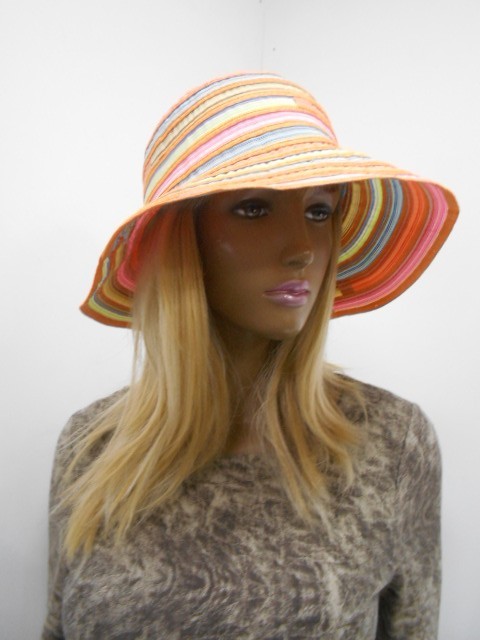  Шляпа мелкая полоска