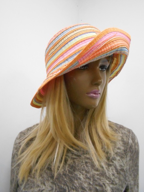  Шляпа мелкая полоска