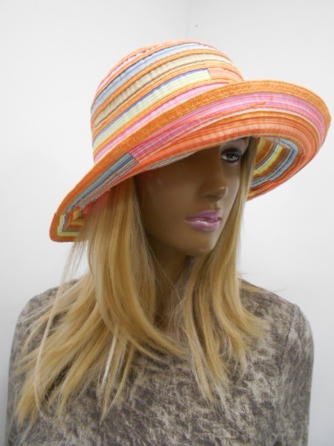  Шляпа мелкая полоска