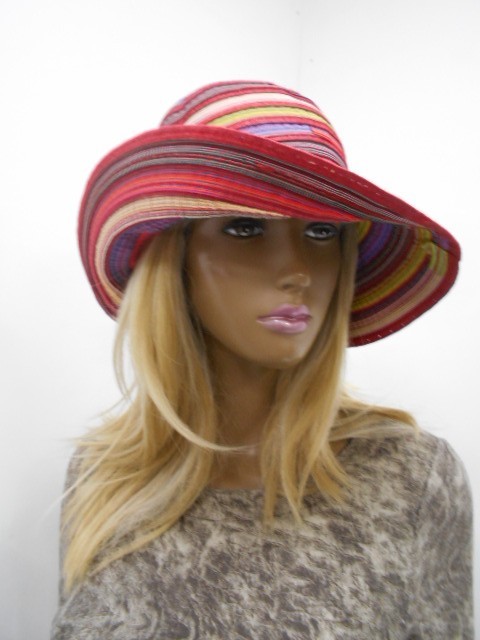  Шляпа мелкая полоска