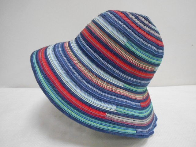  Шляпа мелкая полоска