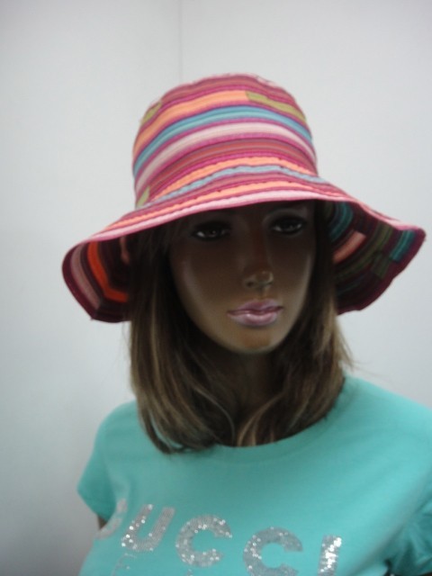  Шляпа мелкая полоска