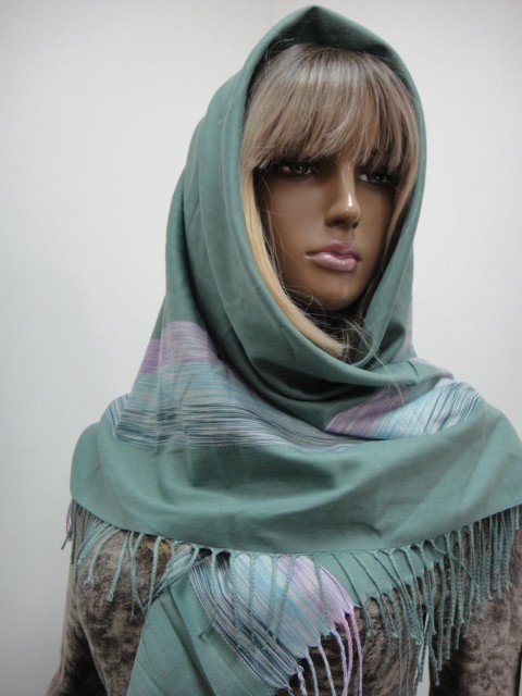  Однотон.+полоска платок