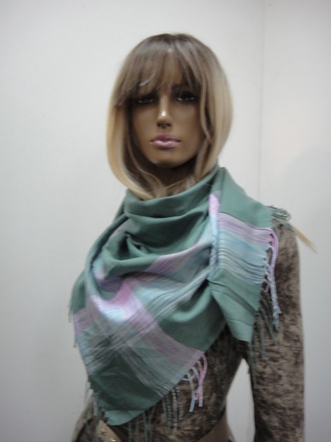  Однотон.+полоска платок