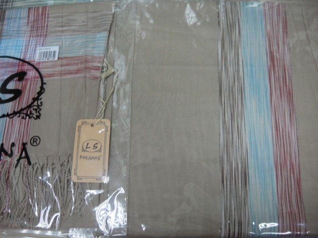  Однотон.+полоска платок