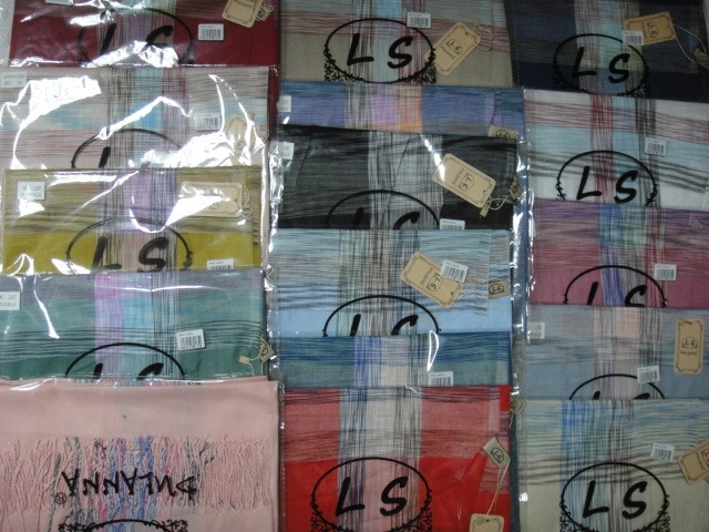  Однотон.+полоска платок