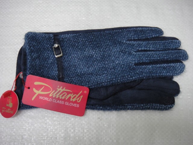   перчатки жен.ангора с люрексом+под замшу