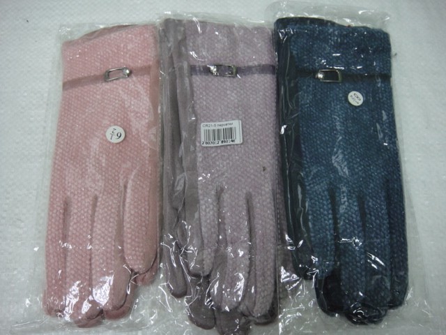   перчатки жен.ангора с люрексом+под замшу