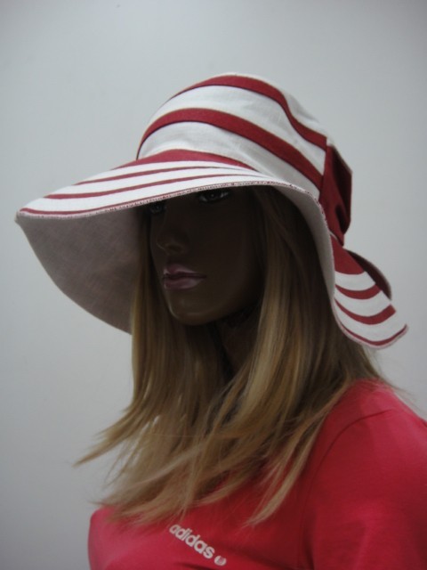  Шляпа лён 2-х цвет