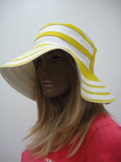  Шляпа лён 2-х цвет