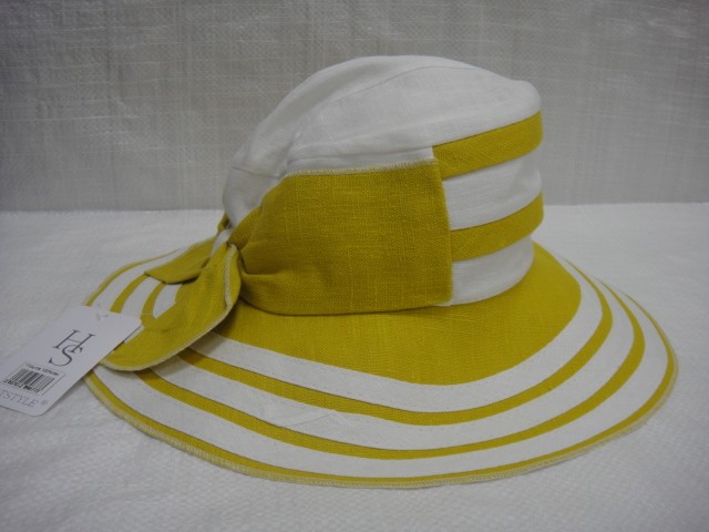  Шляпа лён 2-х цвет