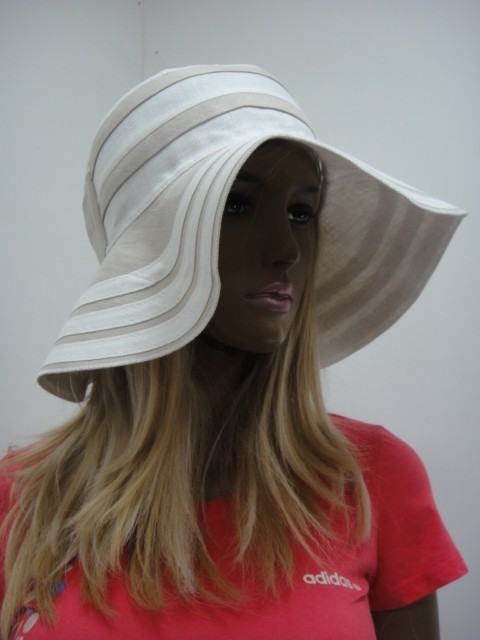  Шляпа лён 2-х цвет