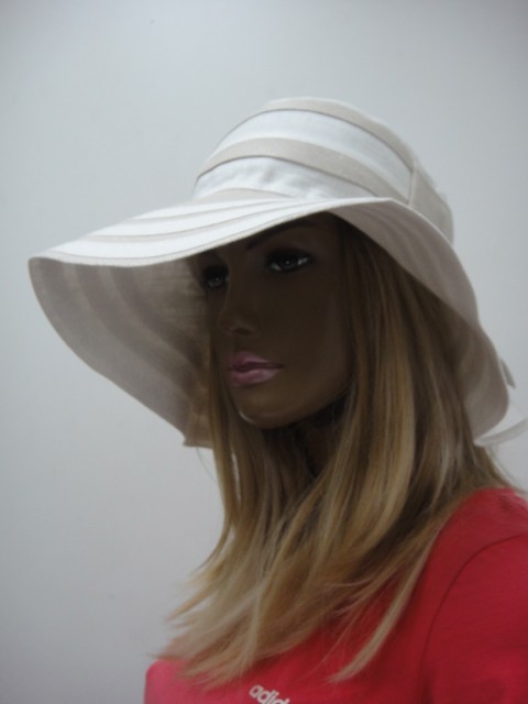  Шляпа лён 2-х цвет