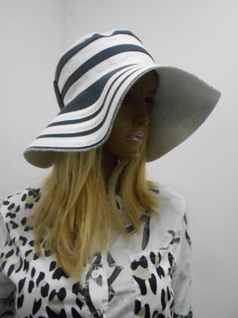  Шляпа лён 2-х цвет