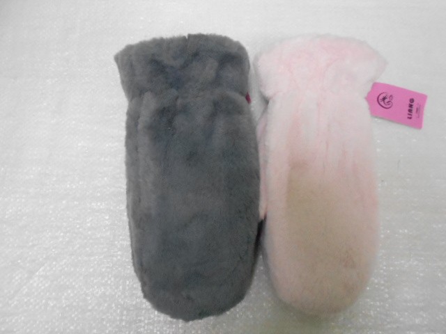  варежки жен. мех