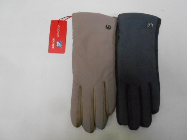   перчатки жен. плащёвка+под замшу