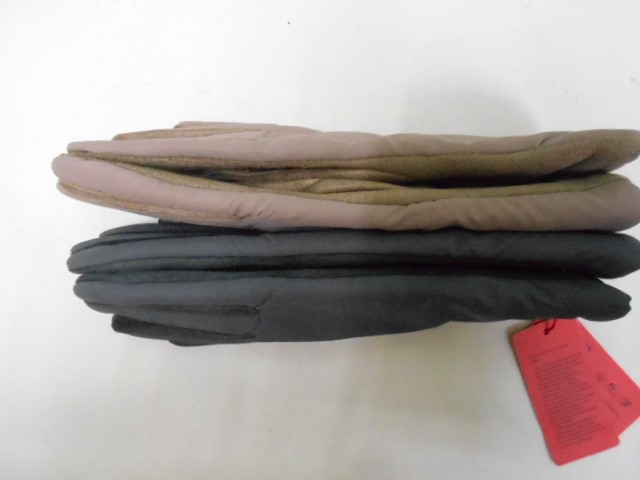   перчатки жен. плащёвка+под замшу