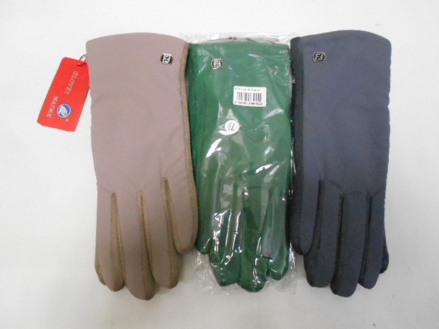   перчатки жен. плащёвка+под замшу