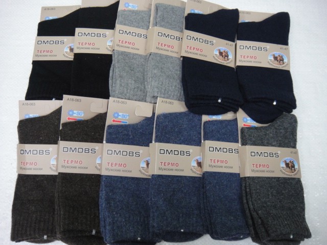  носки муж. вербл.шерсть-термо