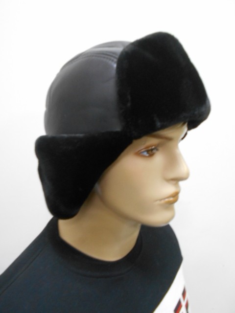  Ушанка кожа+Евромех