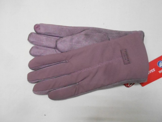   перчатки жен. плащёвка+под замшу 