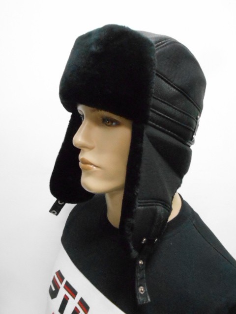  Ушанка кожа+Евромех