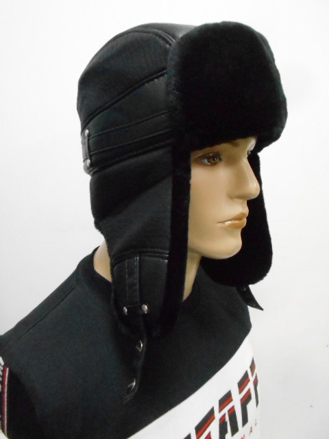  Ушанка кожа+Евромех