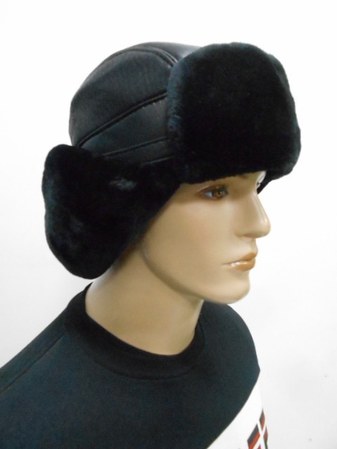  Ушанка кожа+Евромех