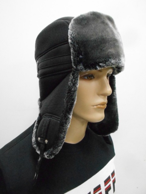  Ушанка кожа+Евромех