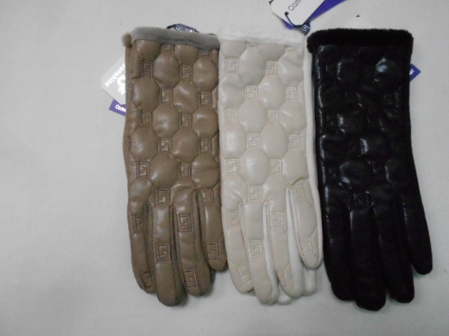   перчатки жен.1/2 натур.кожа