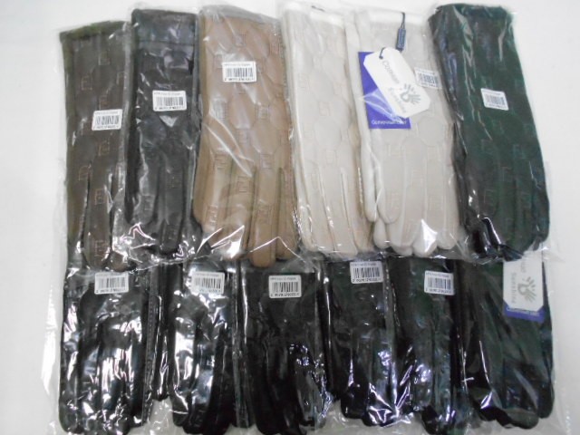   перчатки жен.1/2 натур.кожа