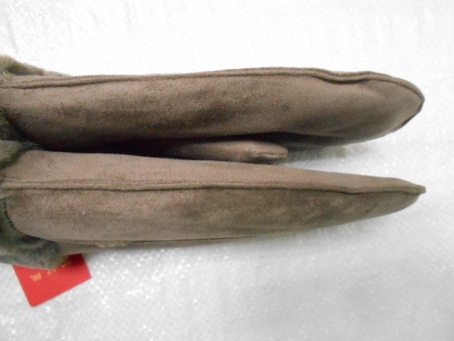  варежки жен. под замшу